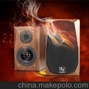 豪韻工廠現貨 2.0有源多媒體電腦音箱，HIFI木質桌面音質之選