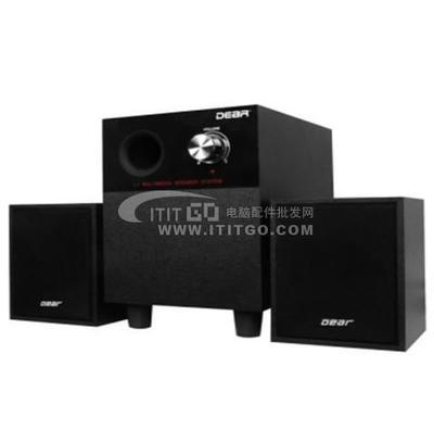 的爾樂慈 L1多媒體音箱 高性價比木質2.1有源低音炮的性價比之選